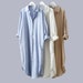 Cotton New Summer Shirt Dress | Vintage Dress | Party Oversize Long Beach Women Dress