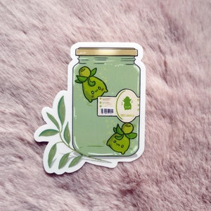 Smoliv in a pot - Transparent sticker - Cute