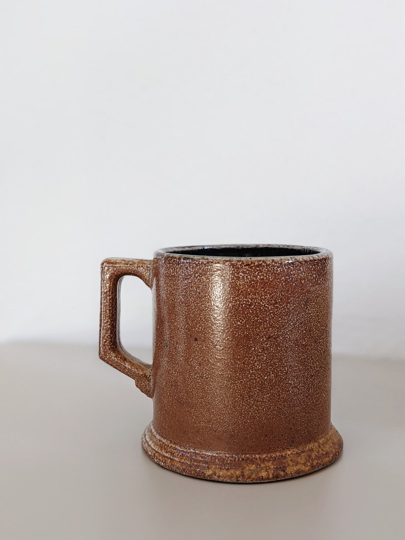 Vintage Mid-Century Modern Style Campos Filhos Aveiro Portugal Studio Pottery Stoneware Mug Modern Rustic Countryside Ceramic Decor 画像 6