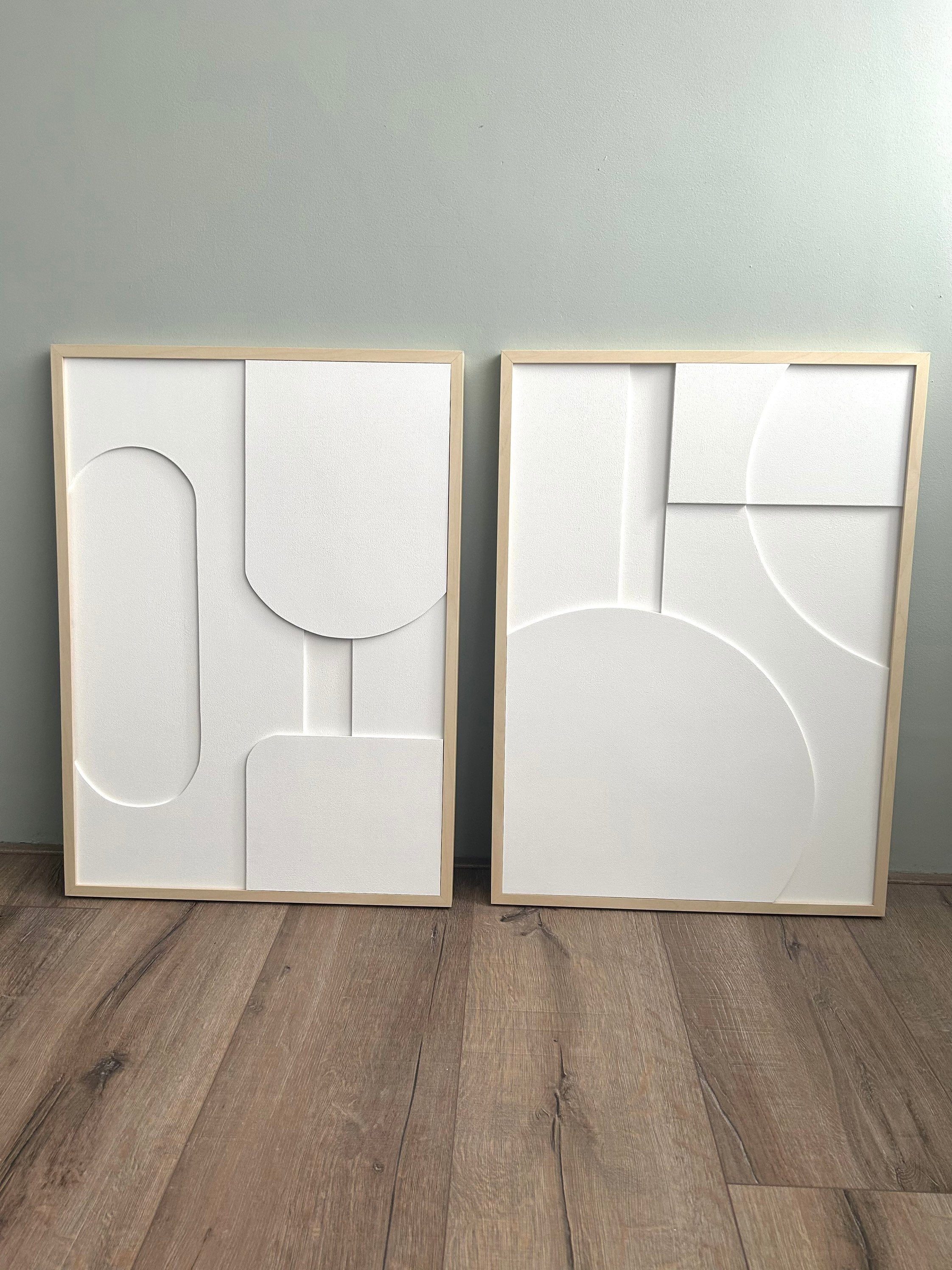 Tableau design en relief 3D, 85 x 100 cm