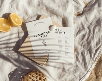 Printable Wedding Planner | Minimalist Wedding Planner Book | Instant Download | Wedding Planner PDF