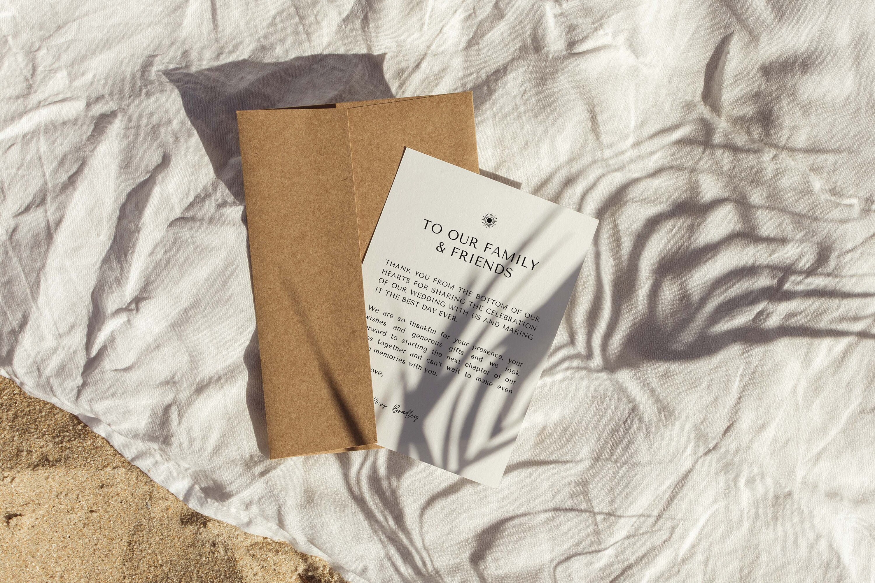 Invitation Essentials Giant Wedding Invitation Bundle | contemporary Wedding Invite | Large ...