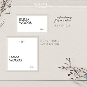 Wedding Place Card Template Printable Wedding Place Card Place Card Template HARLEY image 3