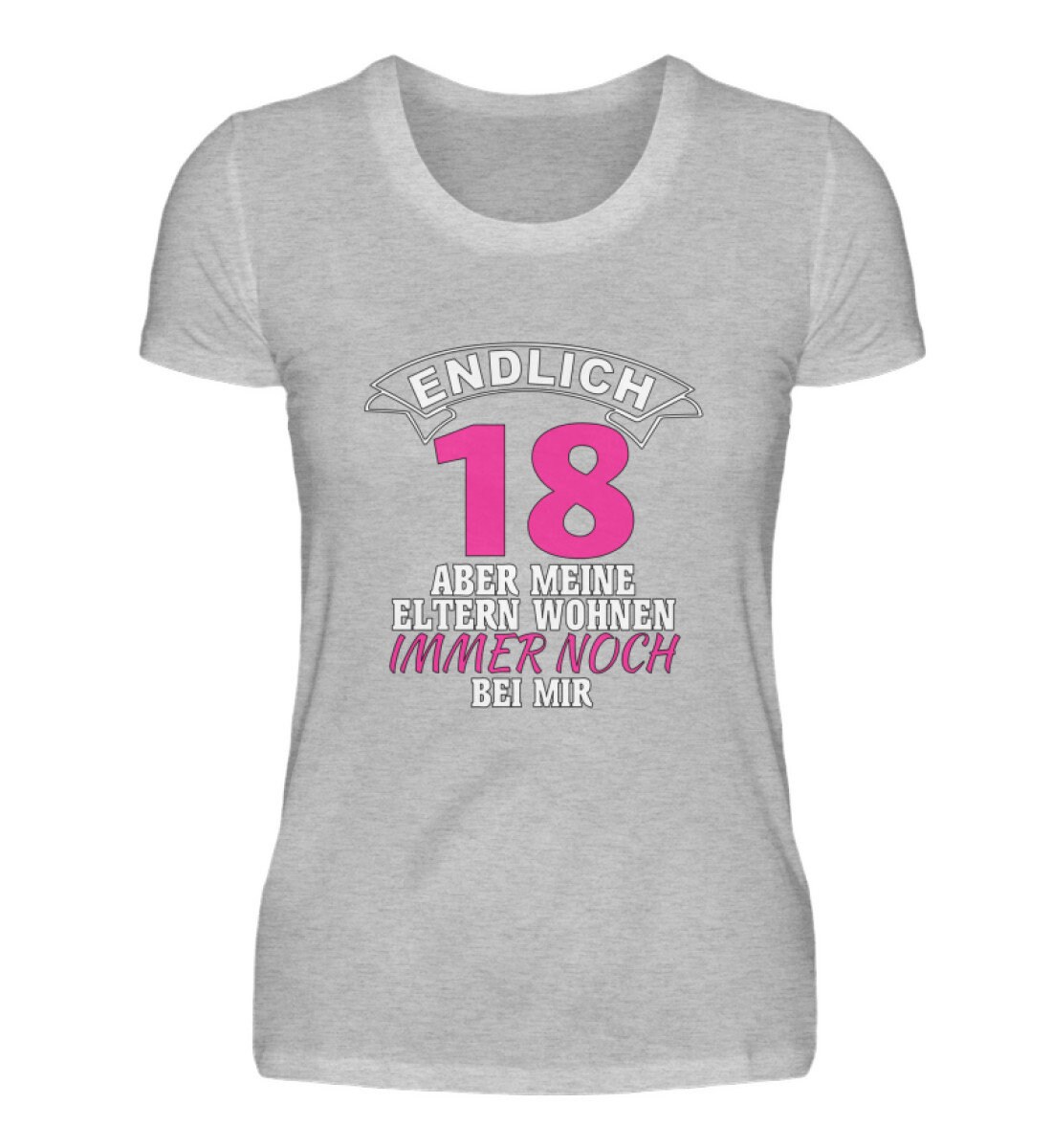 Endlich 18 Aber Meine Eltern Wohnen Immer Noch Bei Mir T-Shirt zum 18