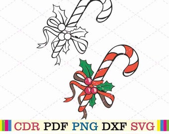 Bastão de doces svg