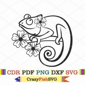 Chameleon svg tropical zoo  shirt