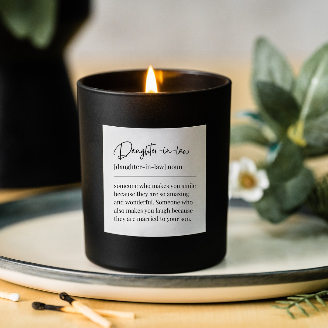 Daughter in Law Candle Gift Daughterinlaw Candles Gifts Etsy