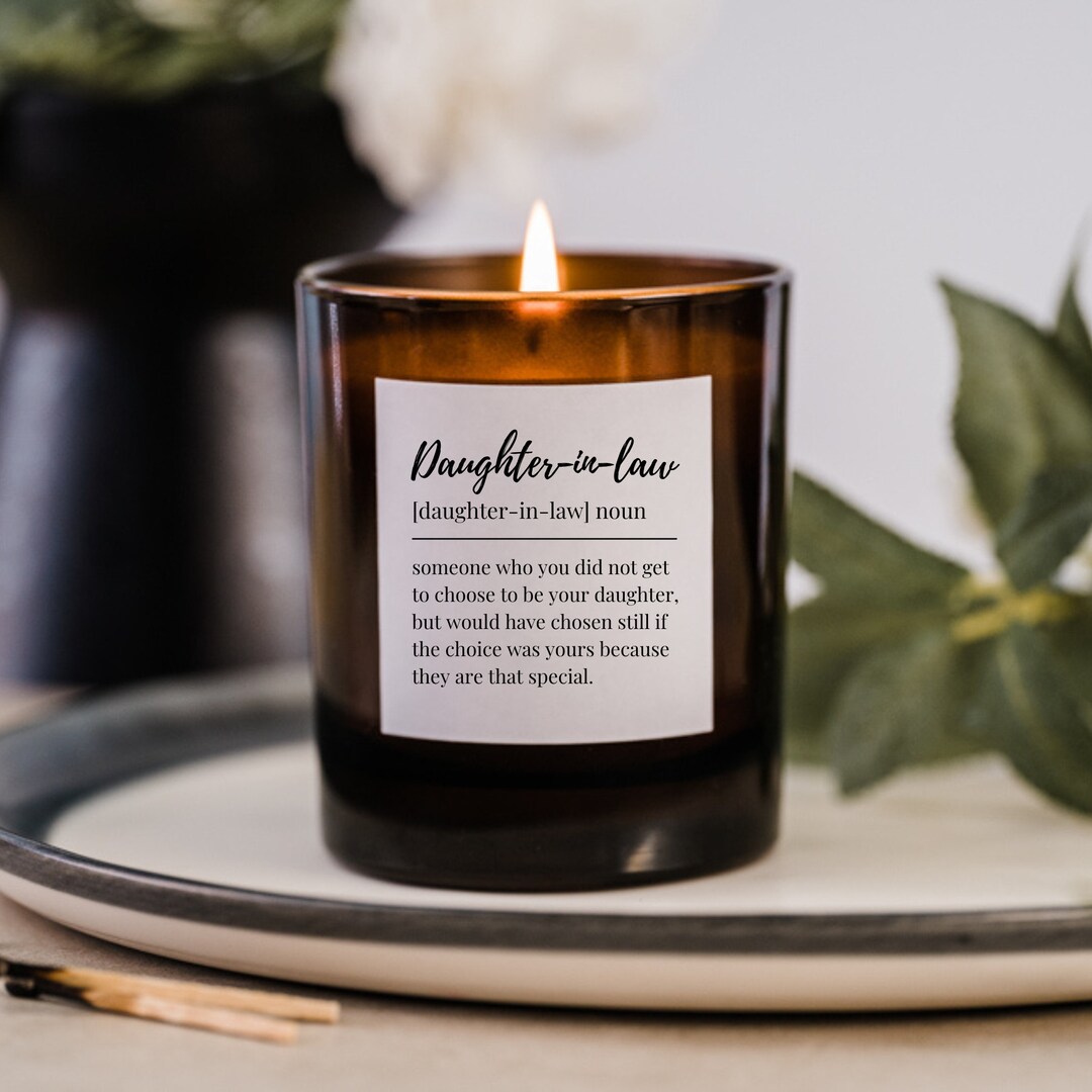 Daughterinlaw Candle Gift Daughter in Law Candles Etsy UK