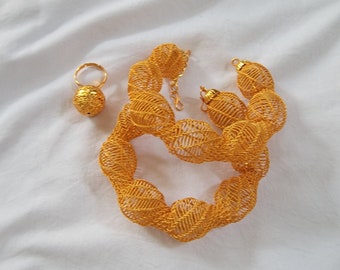 Dubai gold plated jewelry 3 gram