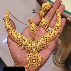 Dubai gold plated jewelry 3 gram