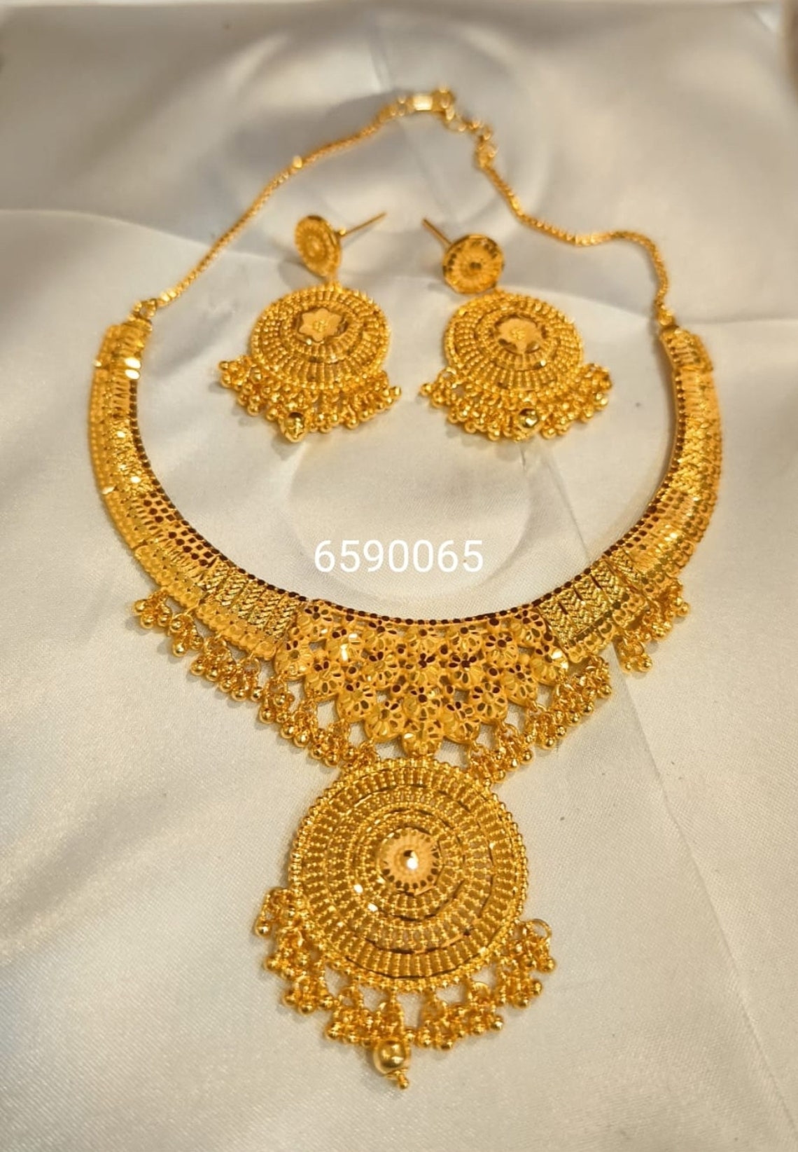 Dubai Gold Plated Jewelry Set Cubic Zirconia | Bridal Jewelry, Wedding Guest, Mother of The Bride Jewelry, Birthday Party Celebrant main image 1