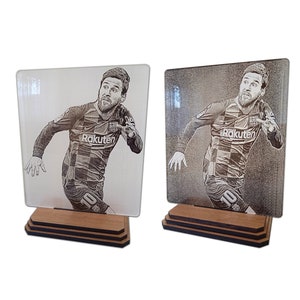 Leo Messi figurine. shelf decor. A gift for football fans. handmade product. football decor, sola decor