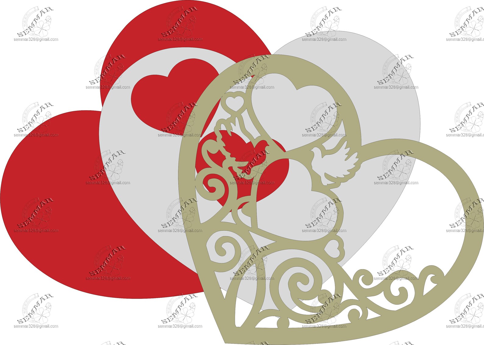 Ring Box Svg. Digital Wedding Box File. Laser Cut File. Cricut Cut File ...