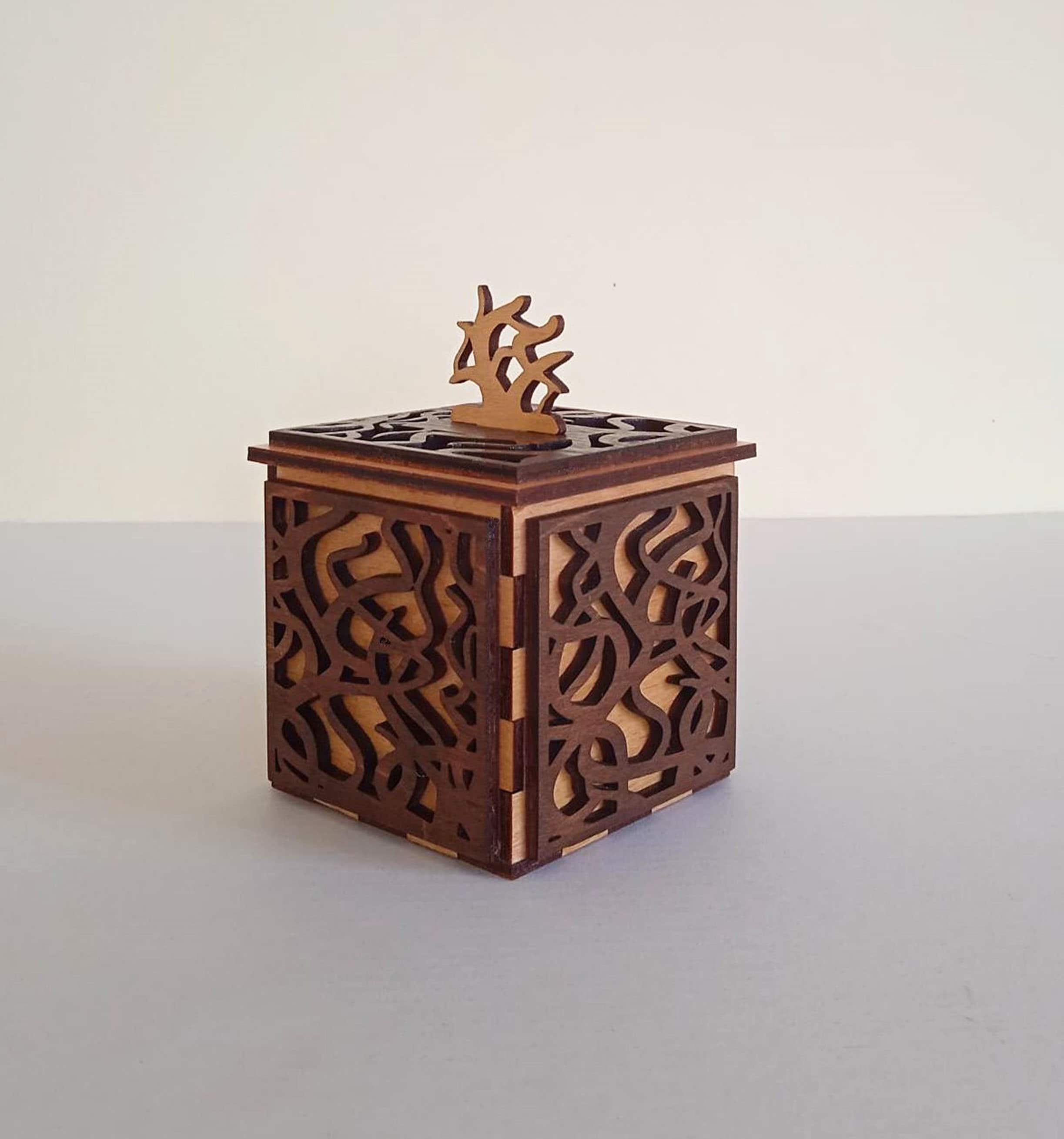 Small Tea Box. Small Tea Storage Box. Spice Box. Gift Personalization ...