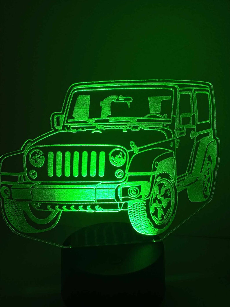 Car Night Light. Personalized Gifts. LED Light With Remote Control. SUV LED Lamp. a Gift for Him