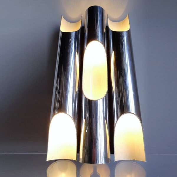 Vintage Antik Lampe Chromé métal année 1970 Design Loft (Gebraucht) in
