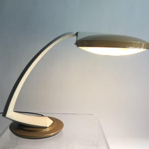 Fase Madrid Boomerang Schreibtischlampe von Marjolein Fase , Tischlampe 60er
