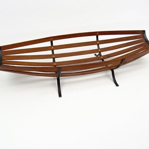 Midcentury Teakholz Obstkorb aus Österreich Auböck Ära 1950s Obstschale