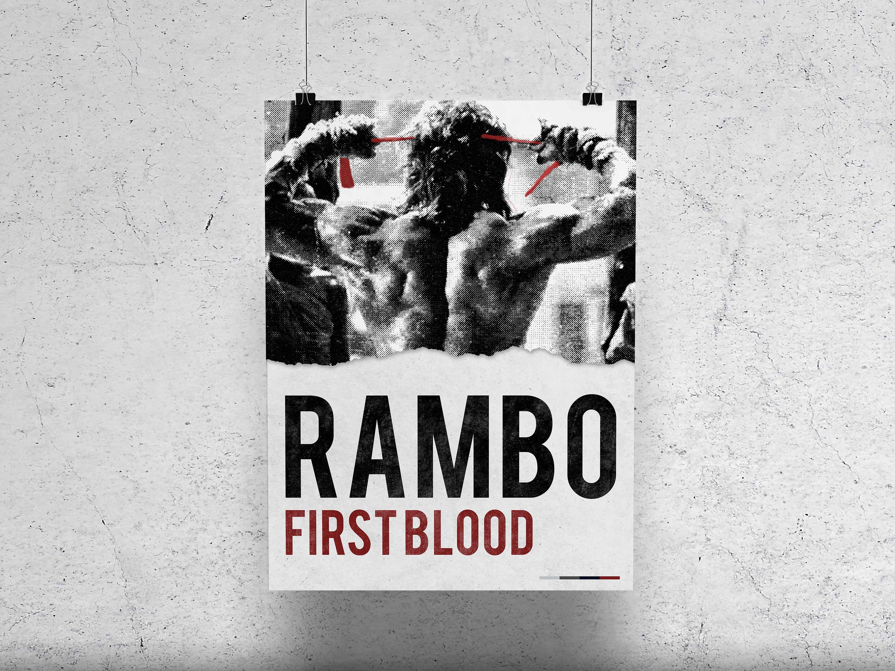 Affiche Rambo | Poster Film et Série Vintage