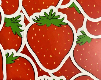 Jordgubb Clipart Bulk 50 klistermärken Hög kvalitet Fantastisk dekoration