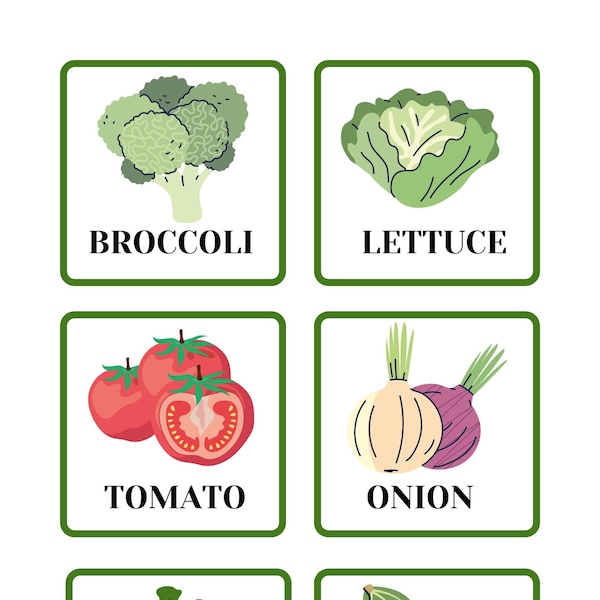Labels for kids veggie garden