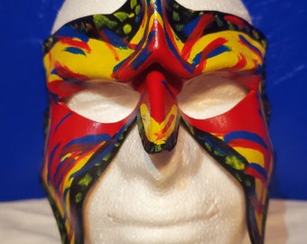 The Ultimate Warrior Promo Genuine Leather Mask