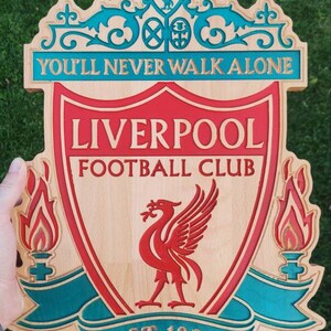 Liverpool Football Club Soccer Logo Gift For Englishman3d Etsy Liverpool Football Club Soccer Logo Gift For Englishman3d Etsy