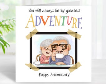 UP Anniversary Card - Ellie & Carl (Older) - My Greatest Adventure