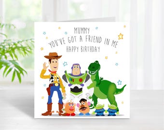 Toy Story Mummy Birthday Card