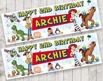 Toy Story Birthday Banner x 2 - Party Decoration
