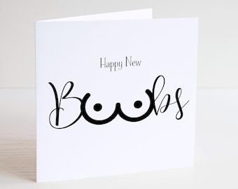 Happy New Boobs Card