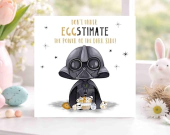 Carte de Pâques Space Wars - Cadeau de Pâques