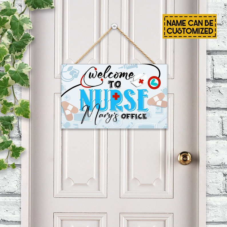 Custom Nurse's Office Sign Personalised to Nurse Etsy