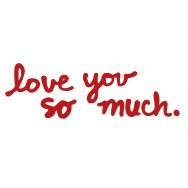 I Love You So Much Austin Native Texan Landmark Weatherproof Decal