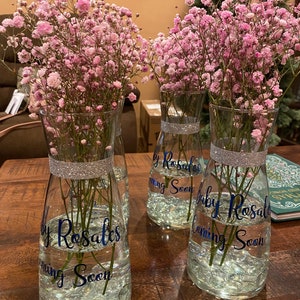 gender reveal center pieces