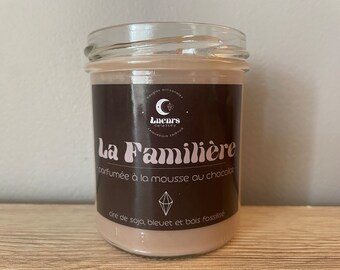 La Familière 180 ml | Bougie Parfumée Mousse au Chocolat