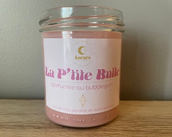 La P'tite Bulle 180 ml | Bougie Parfumée Bubblegum