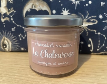 La Chaleureuse 110 ml | Bougie Parfumée Chocolat Noisette