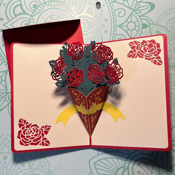 Bouquet Pop-Up Card