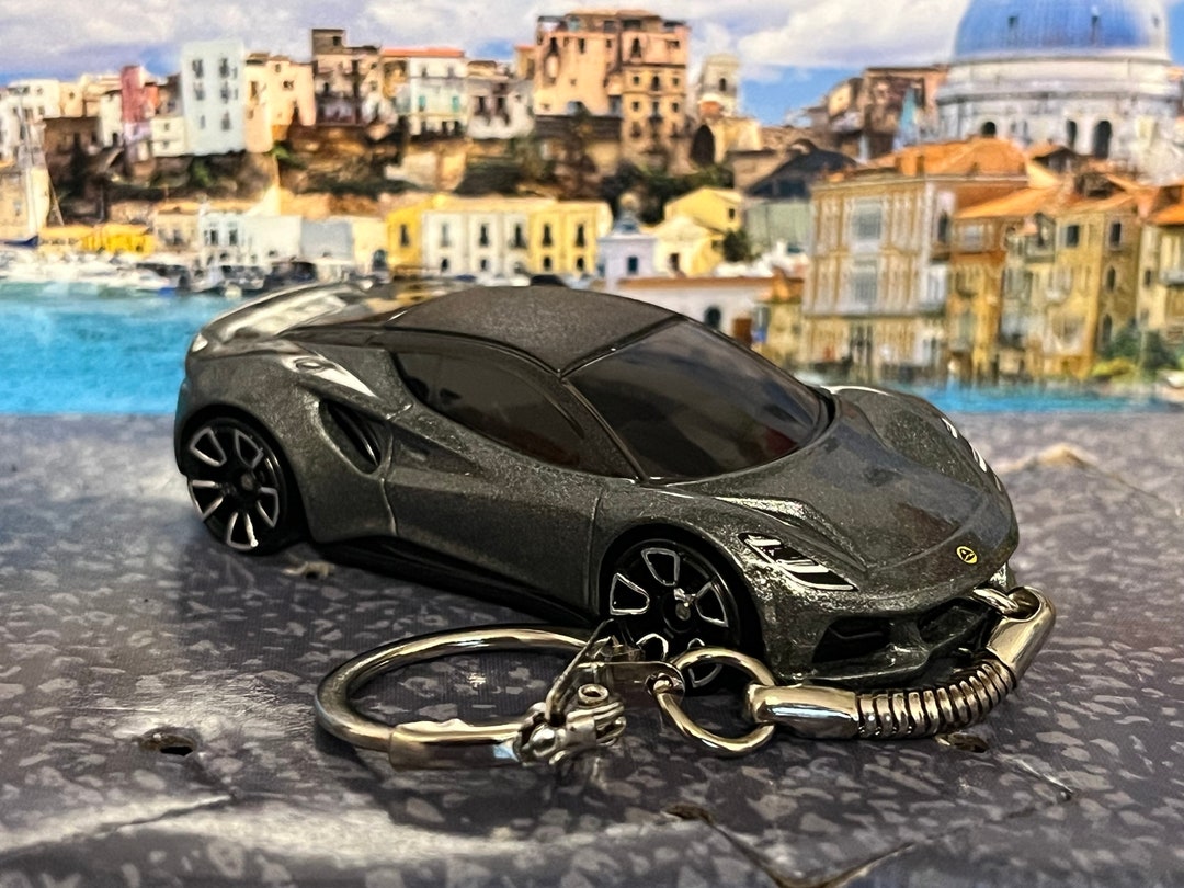 Lotus Emira Grey Keyring Keychain Etsy
