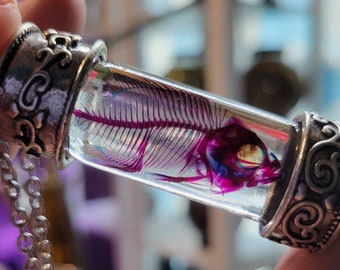 Diaphonized bluegill necklace