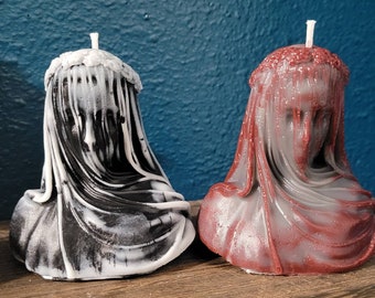 Veiled lady candle