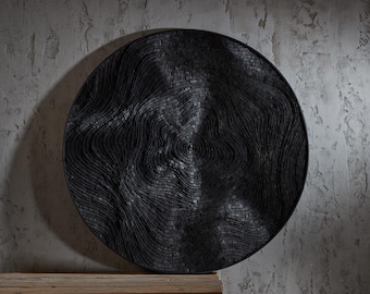 Antracietkleurige Kolo wanddecoratie van TOR Design