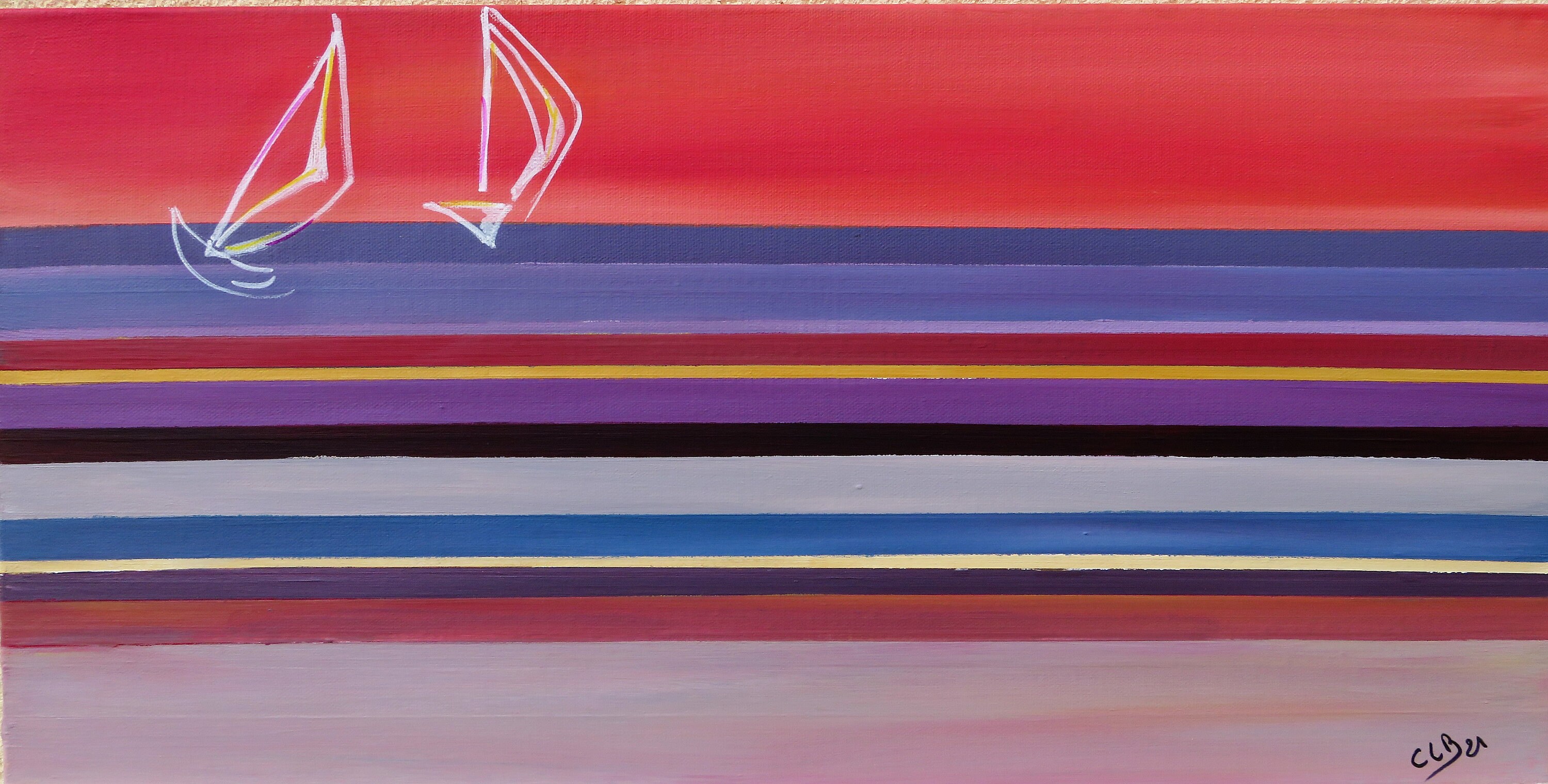 Lointain - Art Abstrait