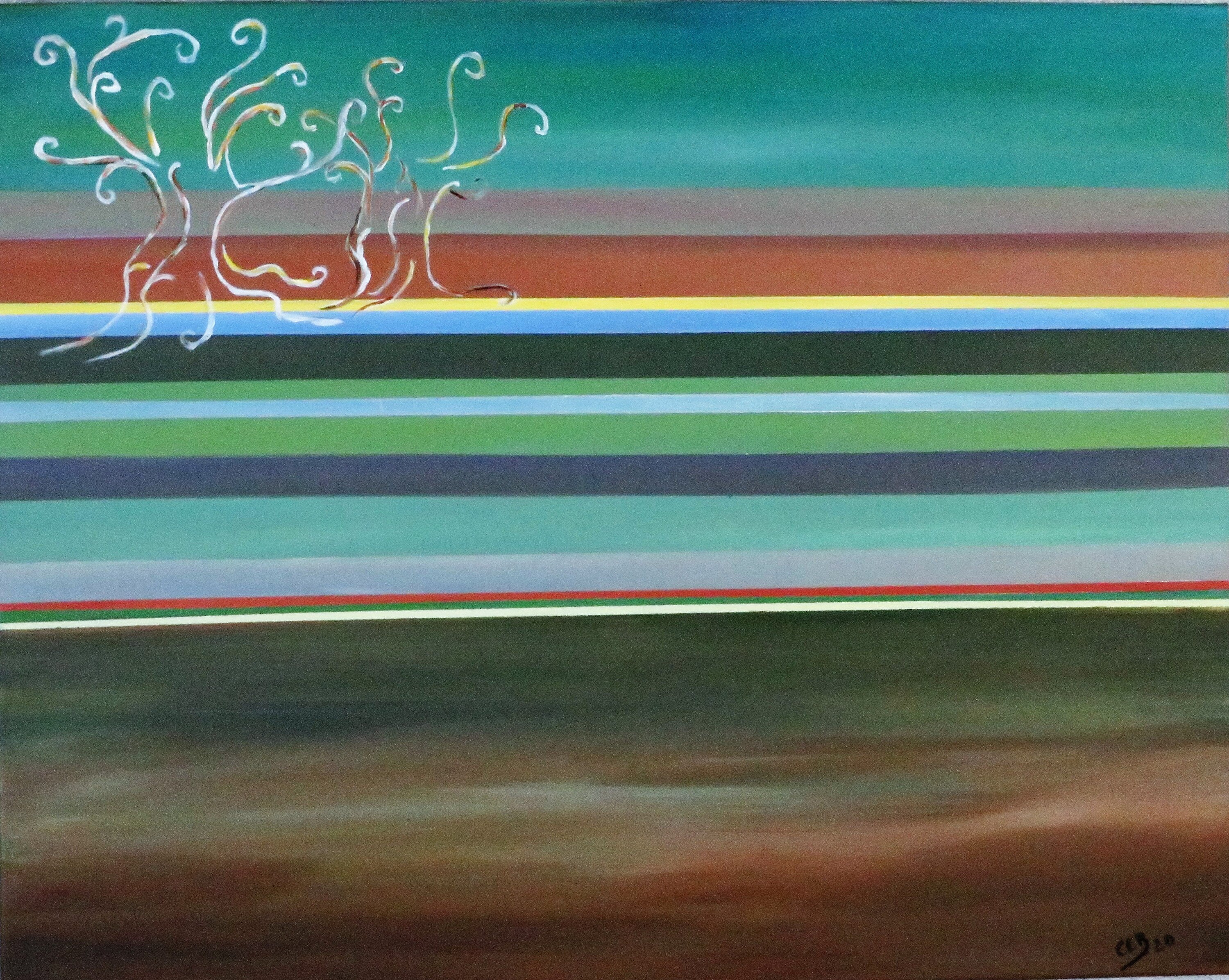 Enraciné-Art Abstrait