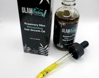 Rosemary mint stimulating hair growth oil.|organic hair growth oil