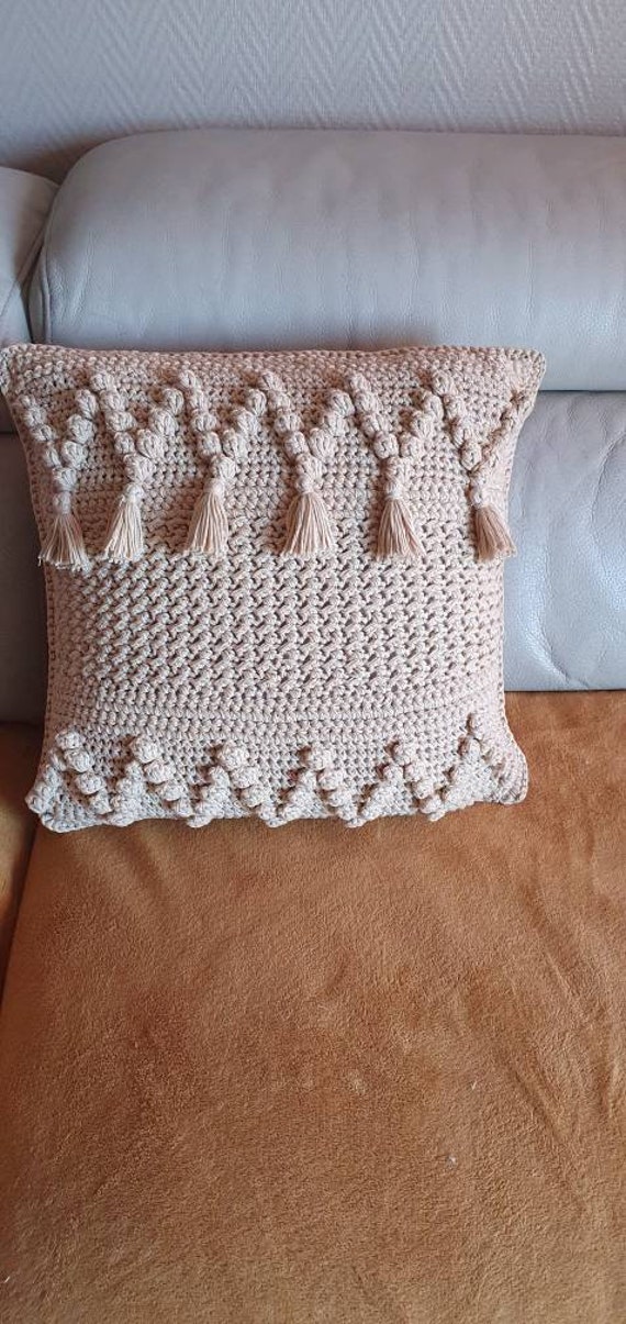 Coussin Au Crochet