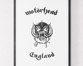 Plakat Motorhead England: Vintage War Pig Print (do pobrania cyfrowego)