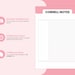 Printable College Student Cornell Study Notes, PDF Lined Notes Taking ...