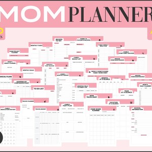 Printable Ultimate Busy Mom Planner Daily Household Planner 2022 House ...